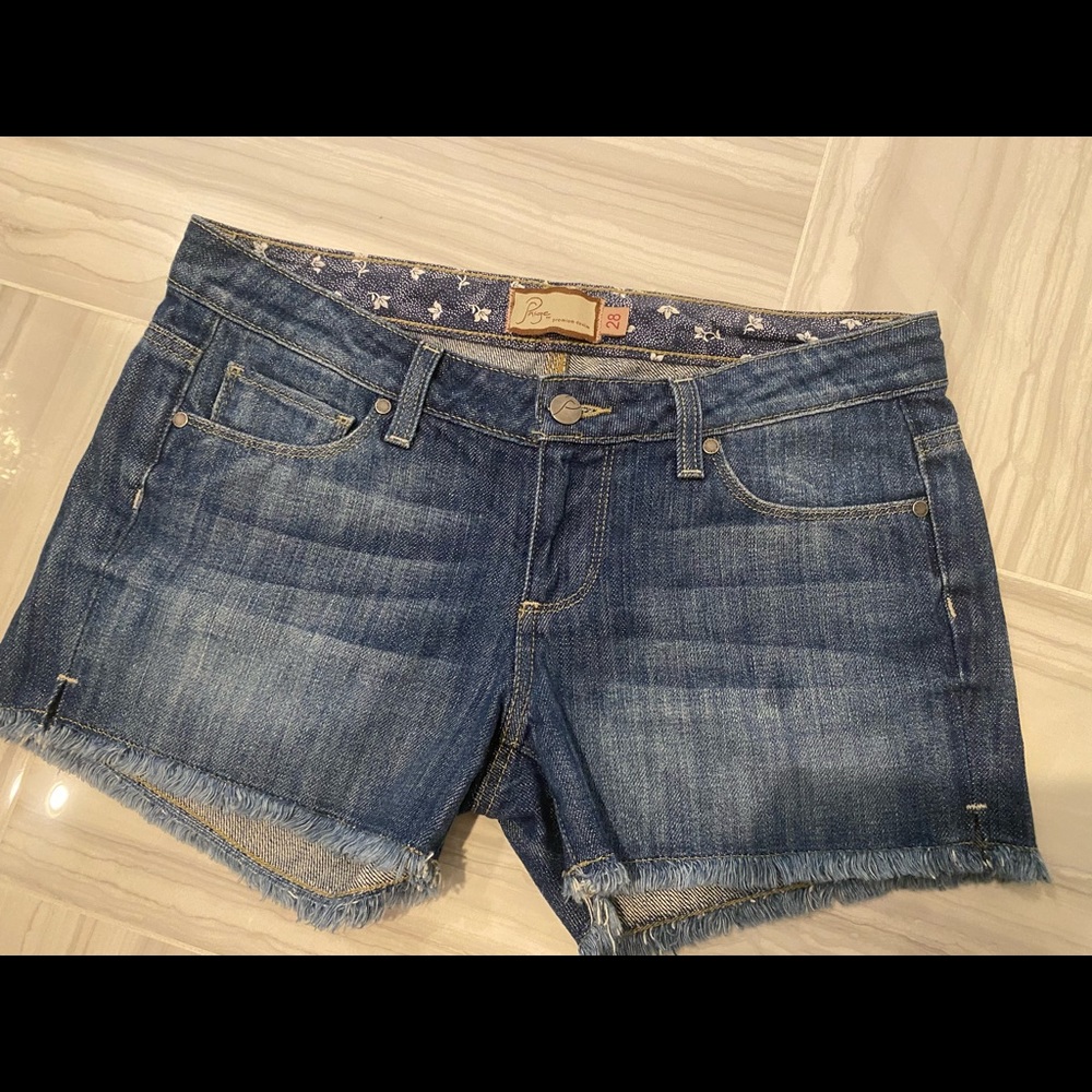 Paige SilverLake denim shorts